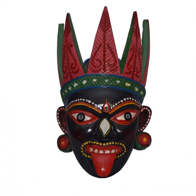 Handcrafted Multicolor Wooden Mask
