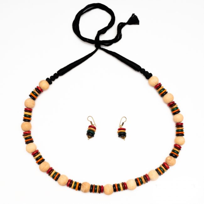 Handcrafted Necklace With Earings
