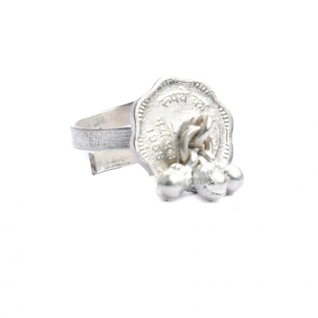 Tribes India Two Paise Chella Ghungroo Finger Ring
