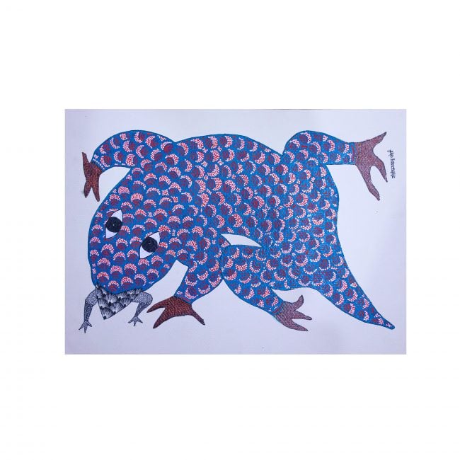 Handmade Multicolor Gond Paper Painting