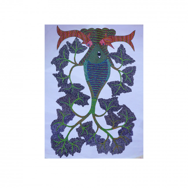 Gond Canvas Paintings (34*25 inches)