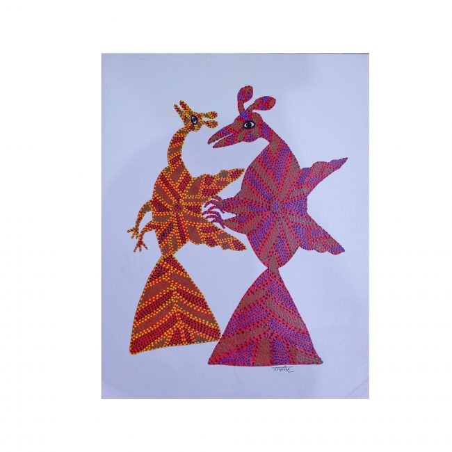 Handmade Multicolor Gond Paper Painting