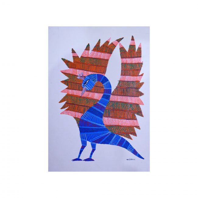 Handmade Multicolor Gond Paper Painting