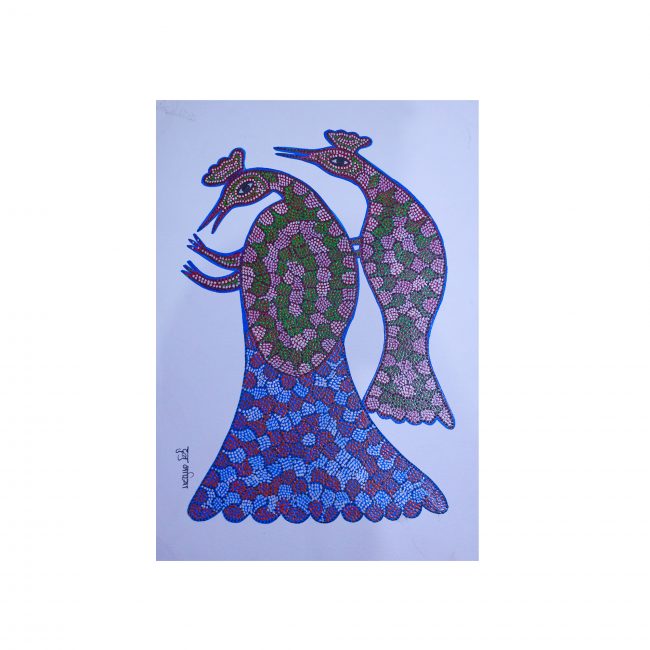 Handmade Multicolor Gond Paper Painting
