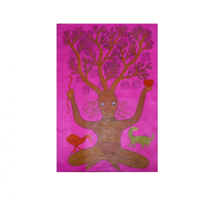 Gond Canvas Paintings (34*23 inches)