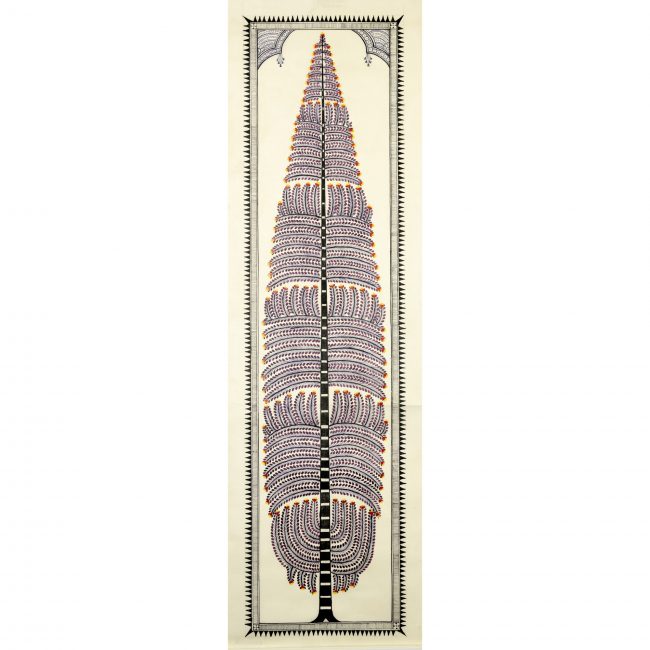 Handmade Multicolor Saura Painting