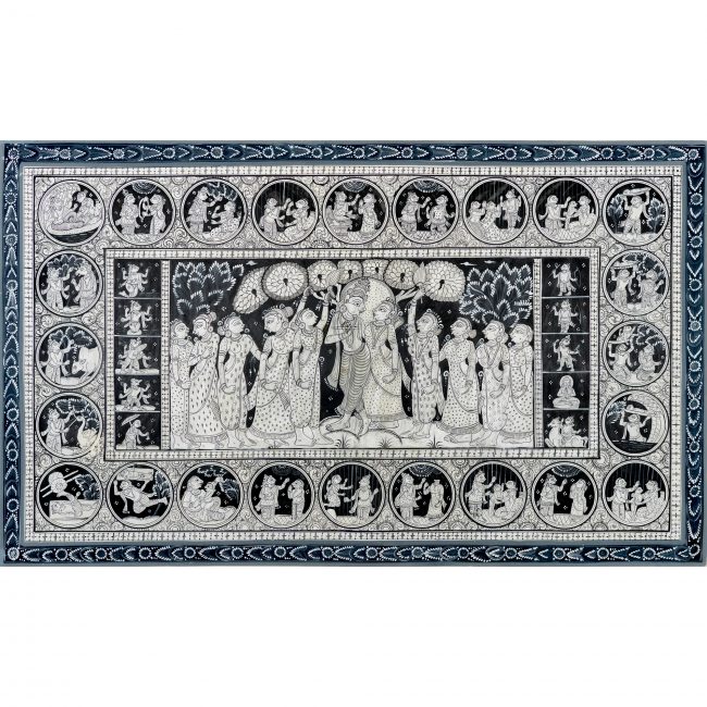 Handmade Multicolor Pattachitra Painting