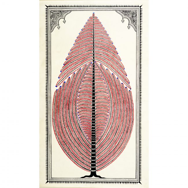 Handmade Multicolor Saura Painting