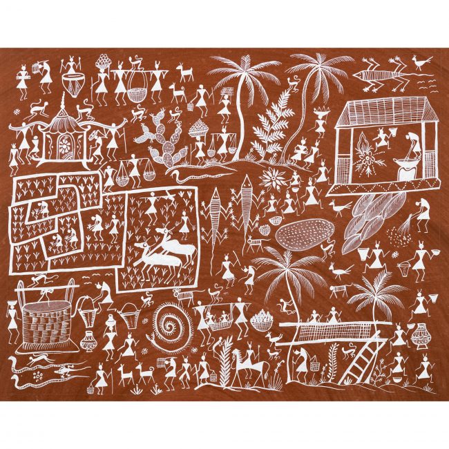 Handmade Multicolor Warli Painting