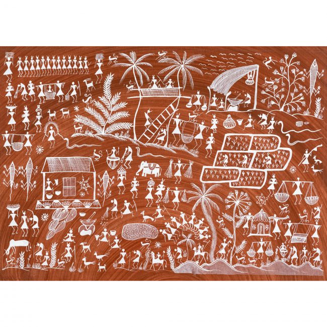 Handmade Multicolor Warli Painting