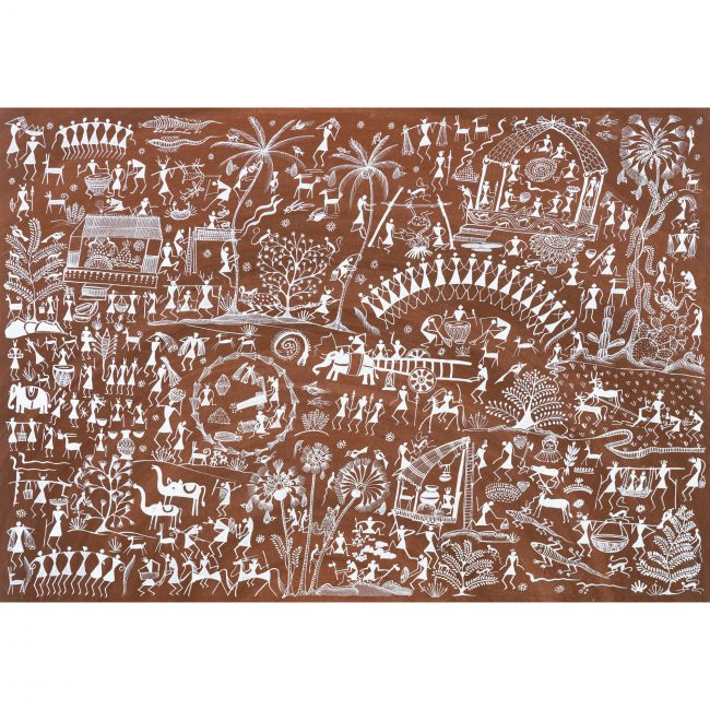 Handmade Multicolor Warli Painting