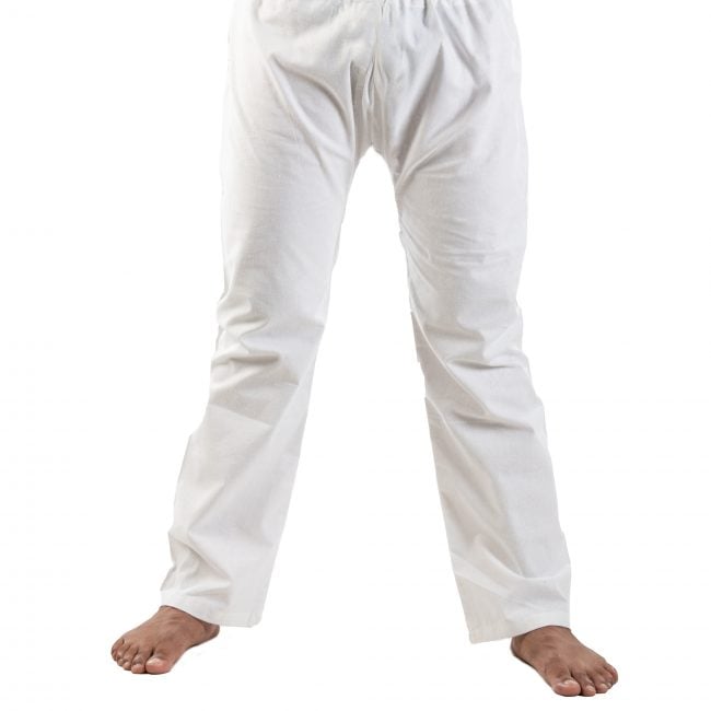 White Cotton Plain Payjama