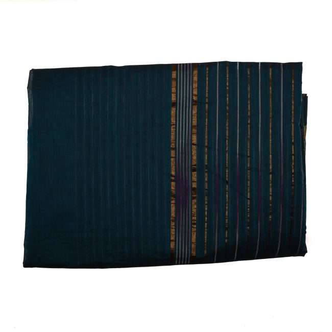 Saree Ikkat Plain Border(Multi-Color) Standard Size