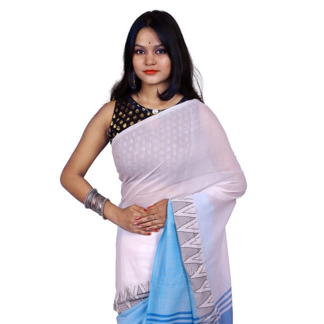 Handwoven Cotton Saree