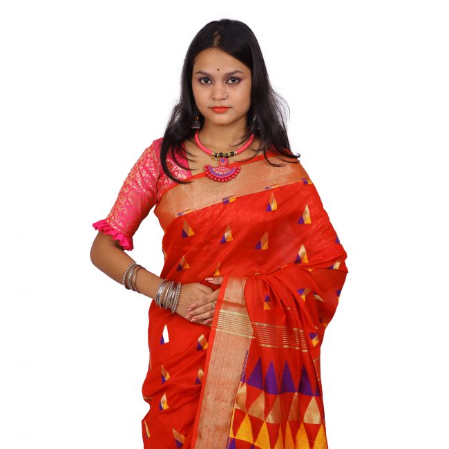 Handwoven Cotton Saree
