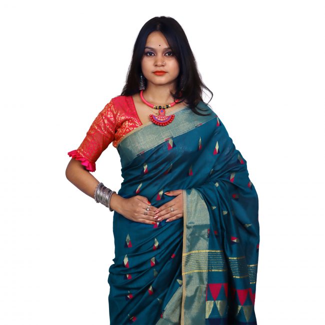 Handwoven Cotton Saree