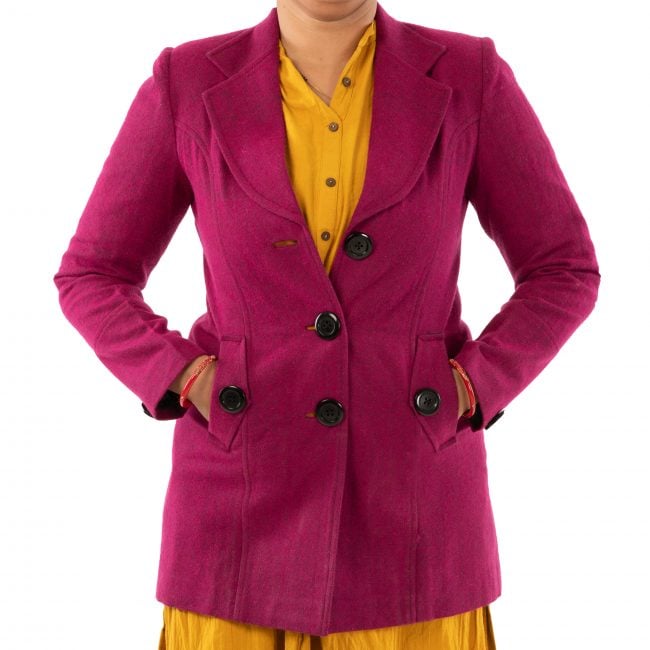 Ladies Long Coat - 44