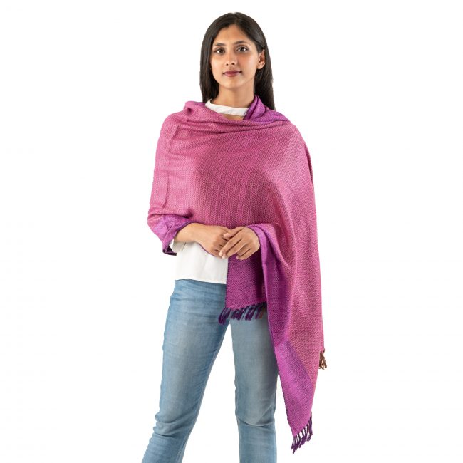 Woolen Stole (Noil Silk)