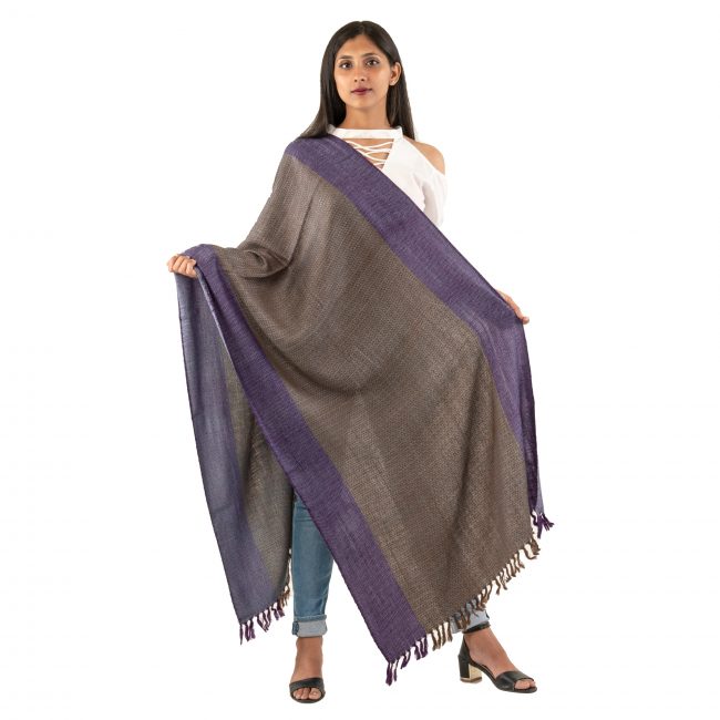 Woolen Stole (Noil Silk)