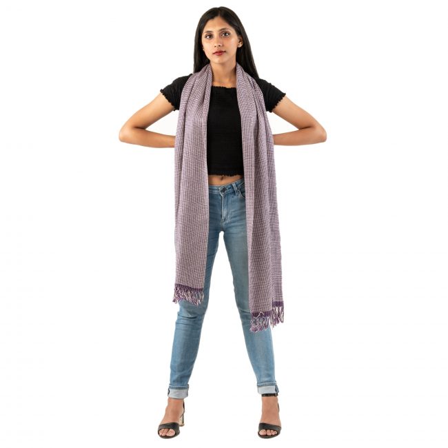 Woolen Stole (Noil Silk)