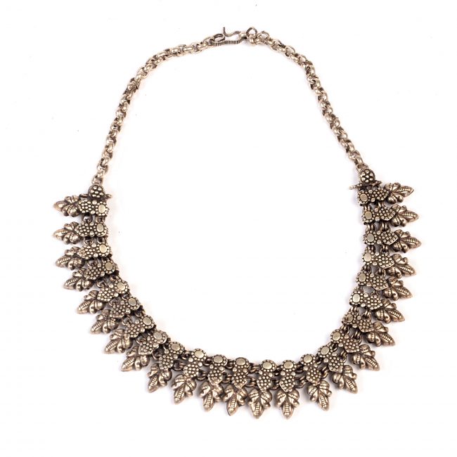 Handcrafted Multicolor Metal Beads Necklace