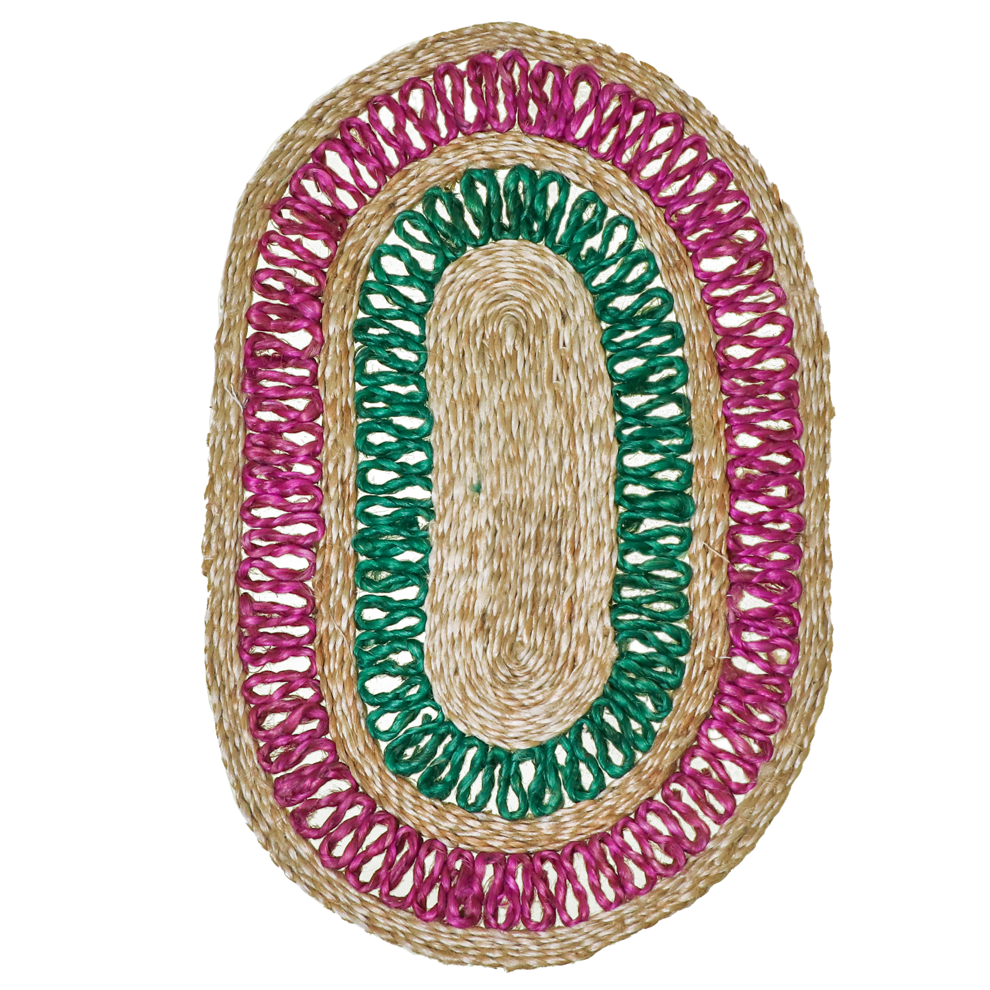 Jute Floor Mat Oval
