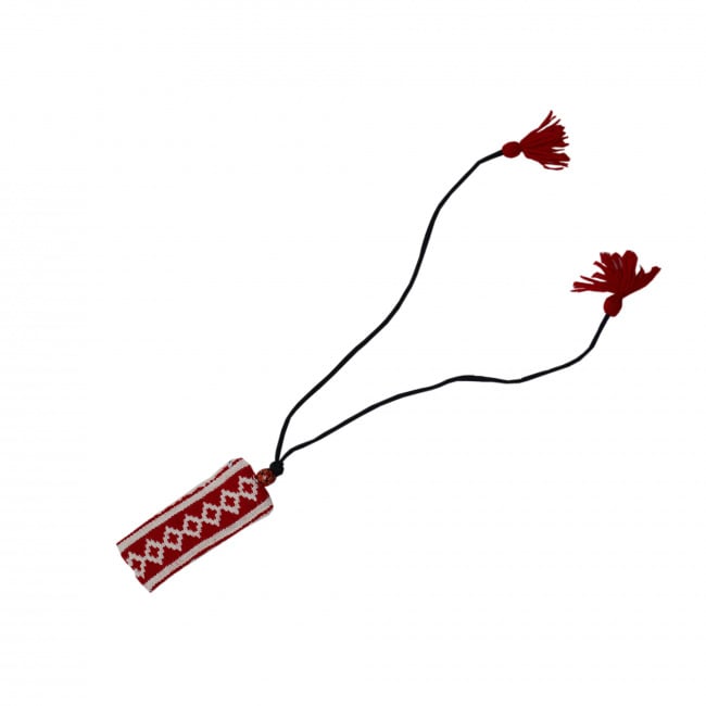 Toda Embroided Luggage Tag (Square)