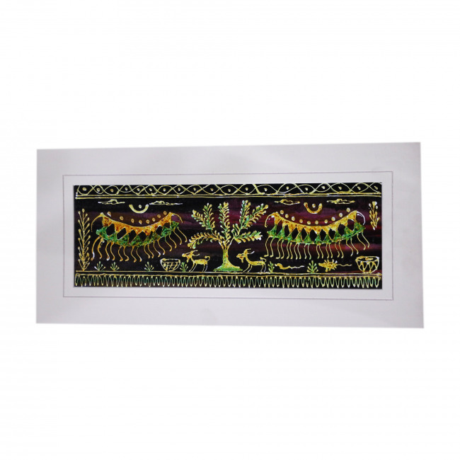 Handcrafted Mount Embosed Painting