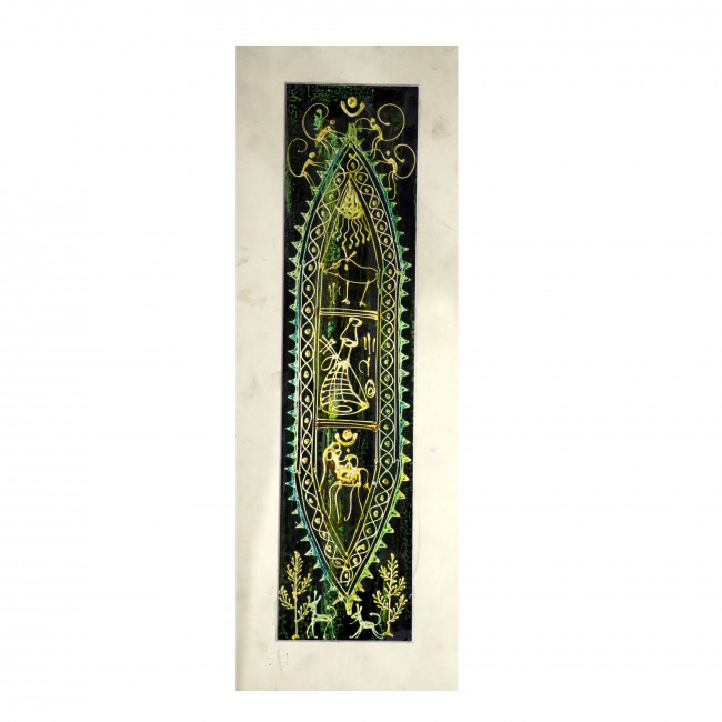 Handcrafted Mount Embosed Painting