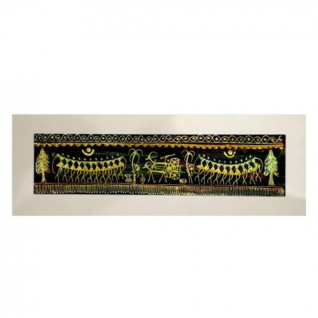Handcrafted Mount Embosed Painting