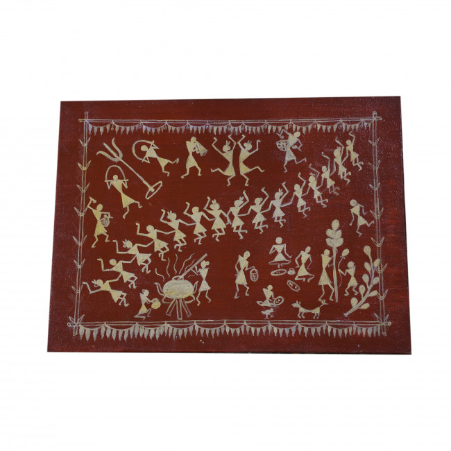Handmade Multicolor Warli Painting