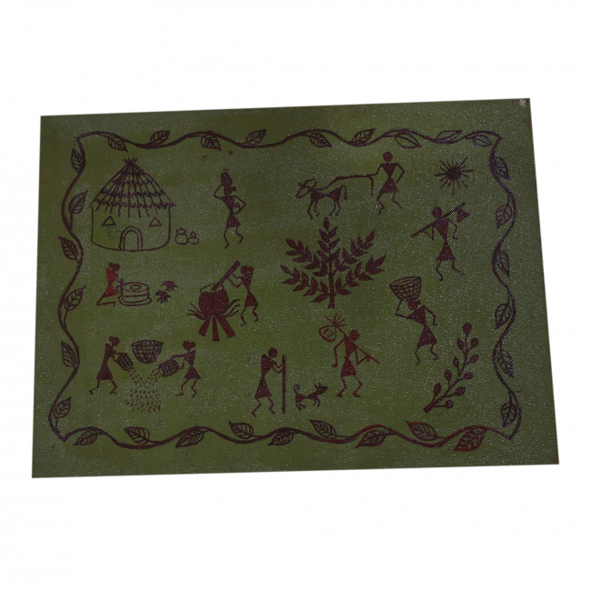 Handmade Multicolor Warli Painting