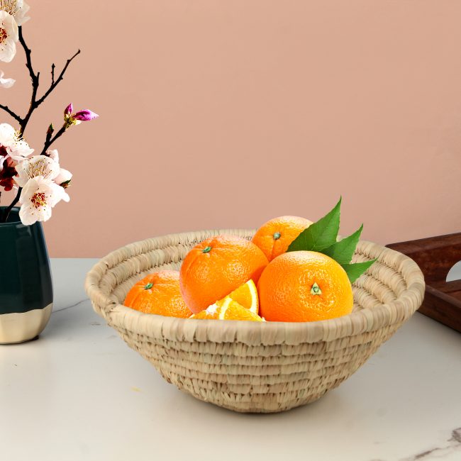 Handmade Khajur Leaf Basket/Tokri