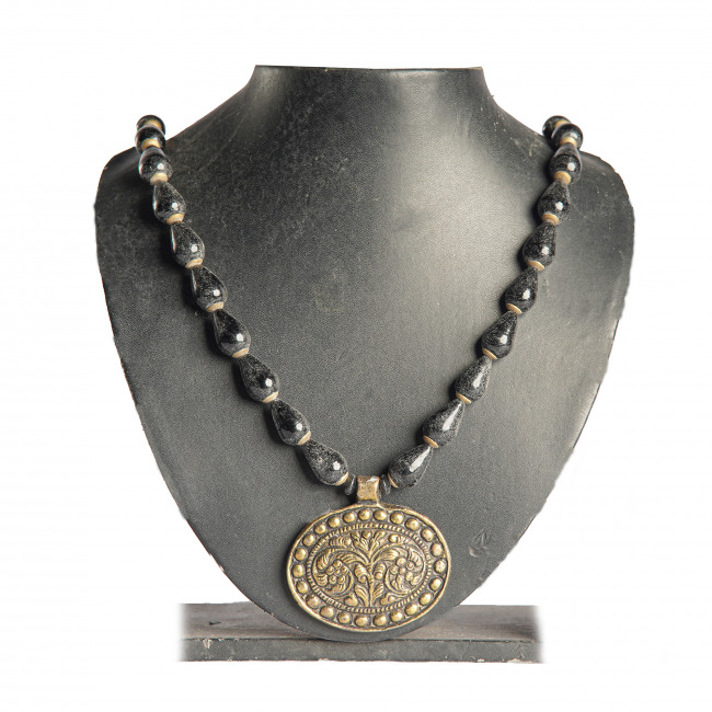 Handcrafted Bead Stone Necklace