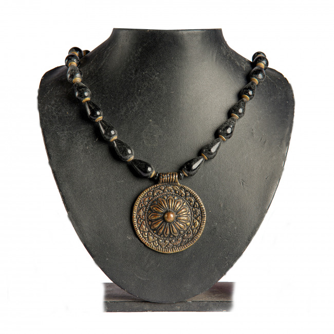 Handcrafted Bead Stone Necklace