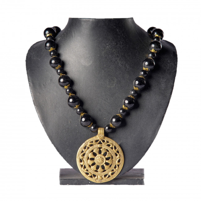 Handcrafted Bead Stone Necklace