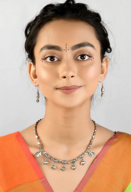 Handcrafted Metal Beads Necklace