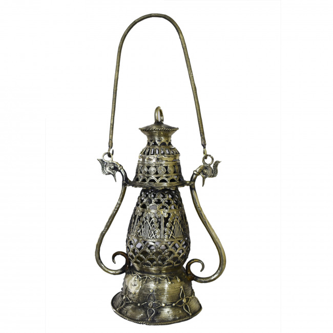 Decorative Laltern Lamp Dhokra Metal