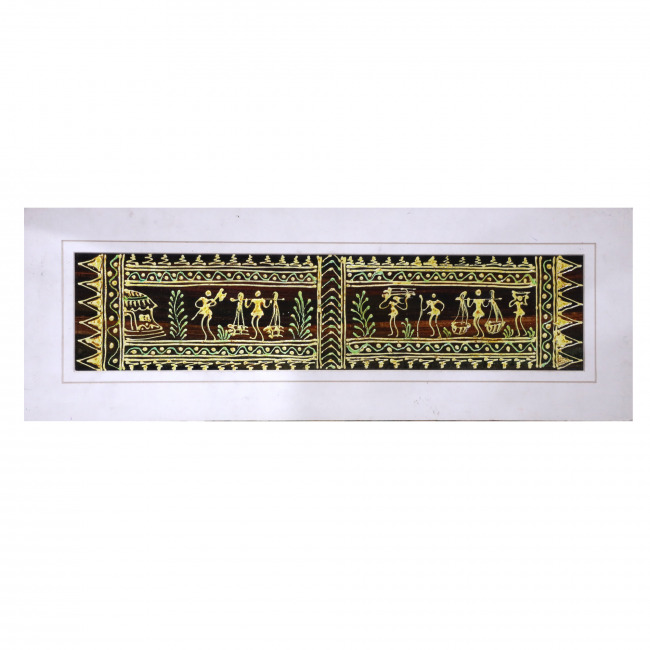 Handcrafted Mount Embosed Painting