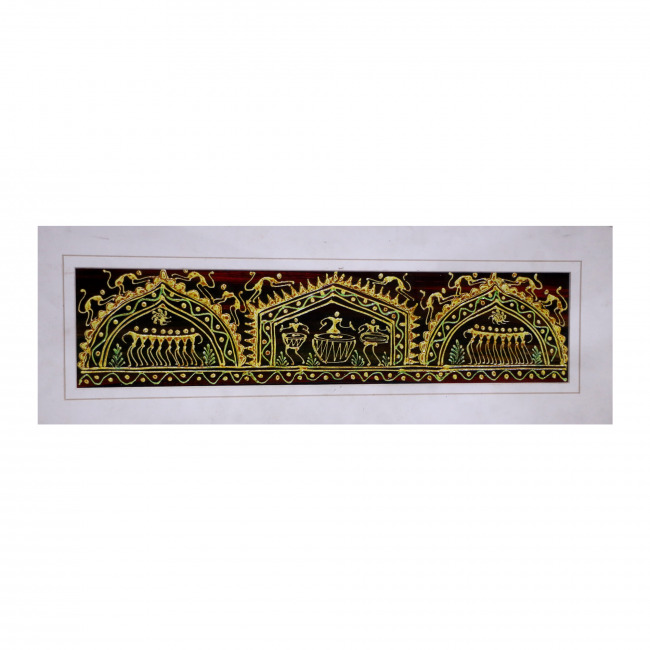 Handcrafted Mount Embosed Painting