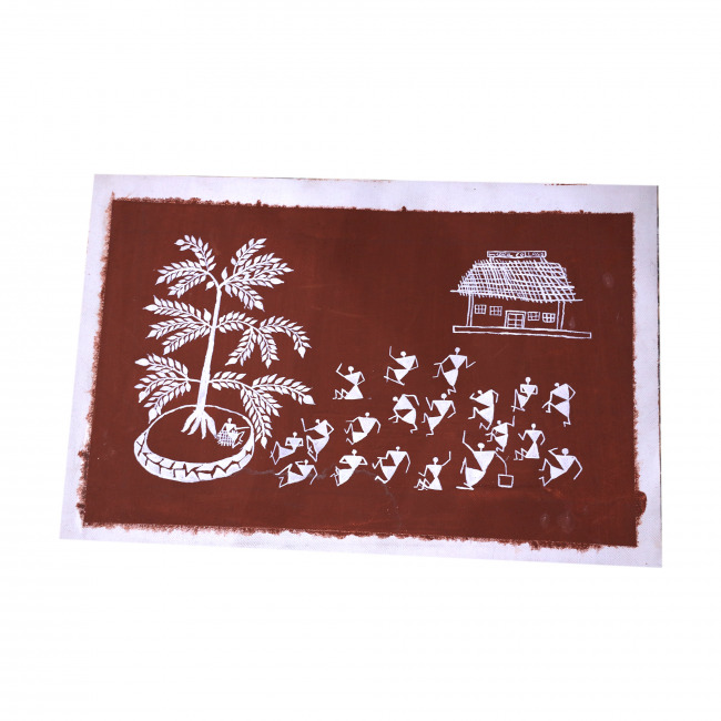 Handmade Multicolor Warli Painting