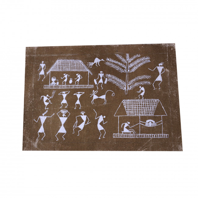 Handmade Multicolor Warli Painting