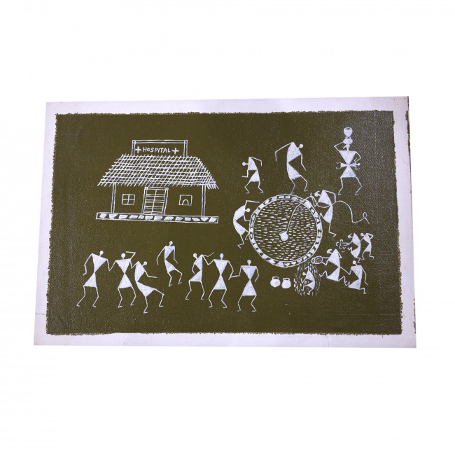 Handmade Multicolor Warli Painting