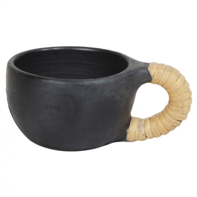 Tribes India Black Pottery Tea Cup