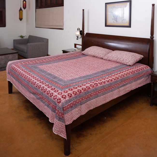 Tribes India Handmade Double Bedsheet