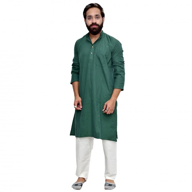 Handmade Green Kurta