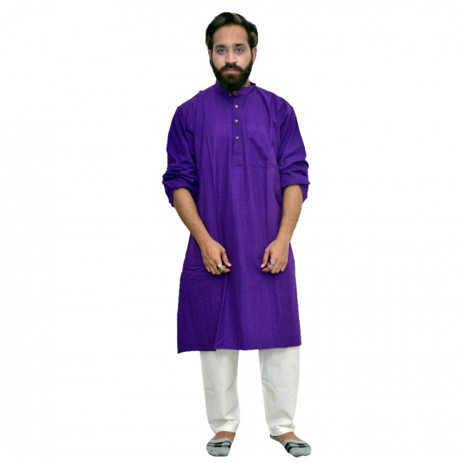 Handmade Purple Kurta