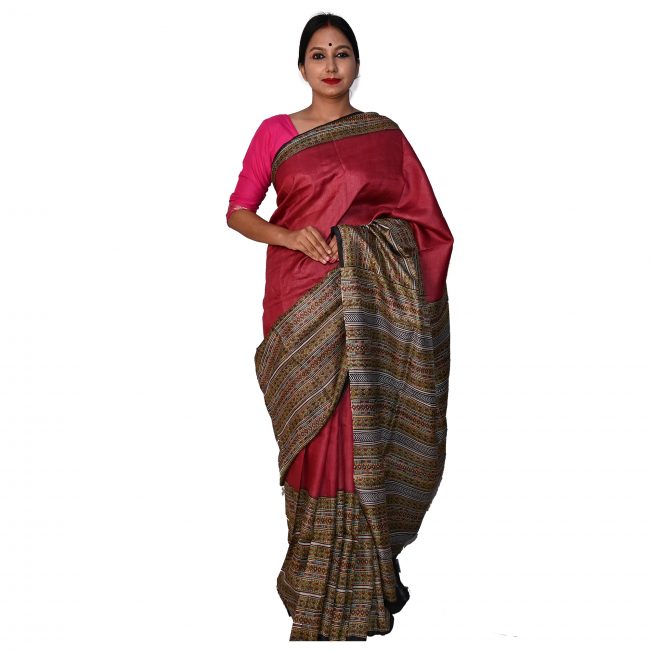 Tussar Batik Saree