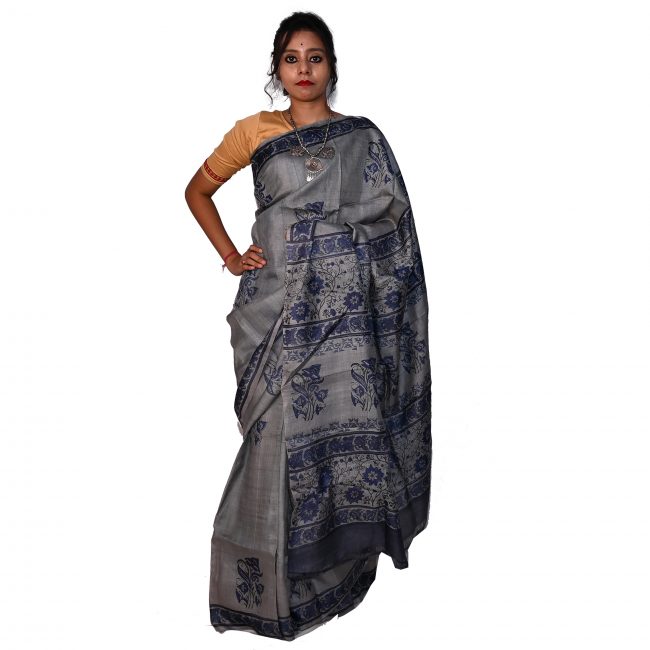 Tussar Batick Saree