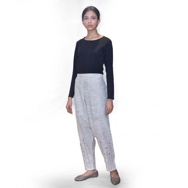 Khadi Brown Pant - L